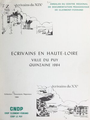 cover image of Écrivains en Haute-Loire